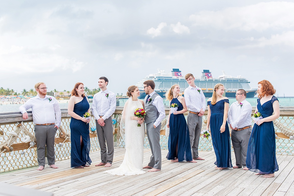 disney cruise line wedding photography